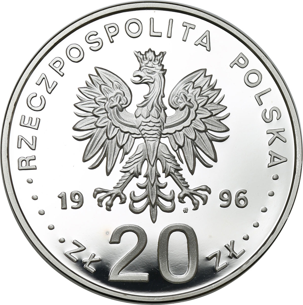 20 złotych 1996 Tysiąclecie Gdańska